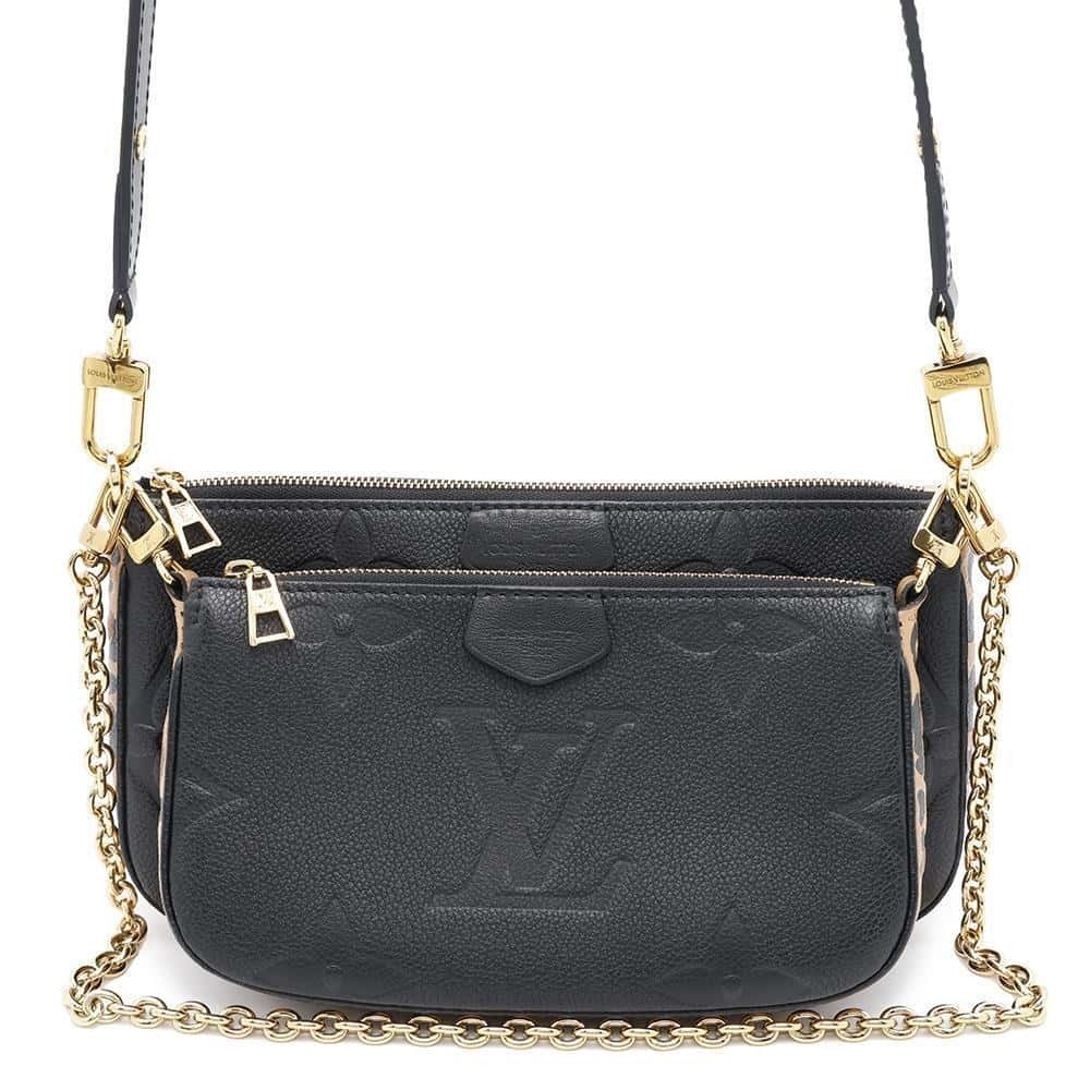 Louis Vuitton Shoulder Bag Empreinte Multi Pochette Accessoires Black